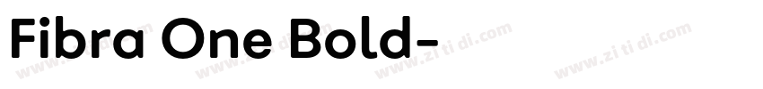 Fibra One Bold字体转换